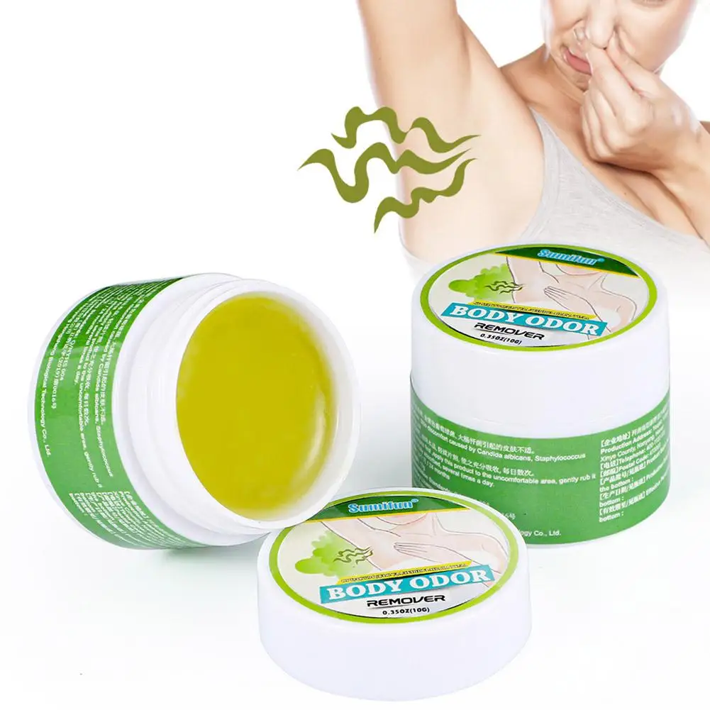 10g Odor Remove Cream Underarm Bad Smell Sweating Removal Armpit Refreshing Antiperspirant Lasting Aroma Deodorant Body Care