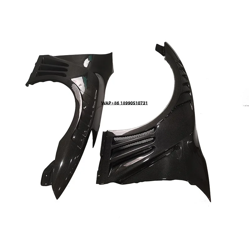 

GTR35 Carbon Fiber Fibre Side Bumper Front Fender Vents for GTR R35 Fenders Vented