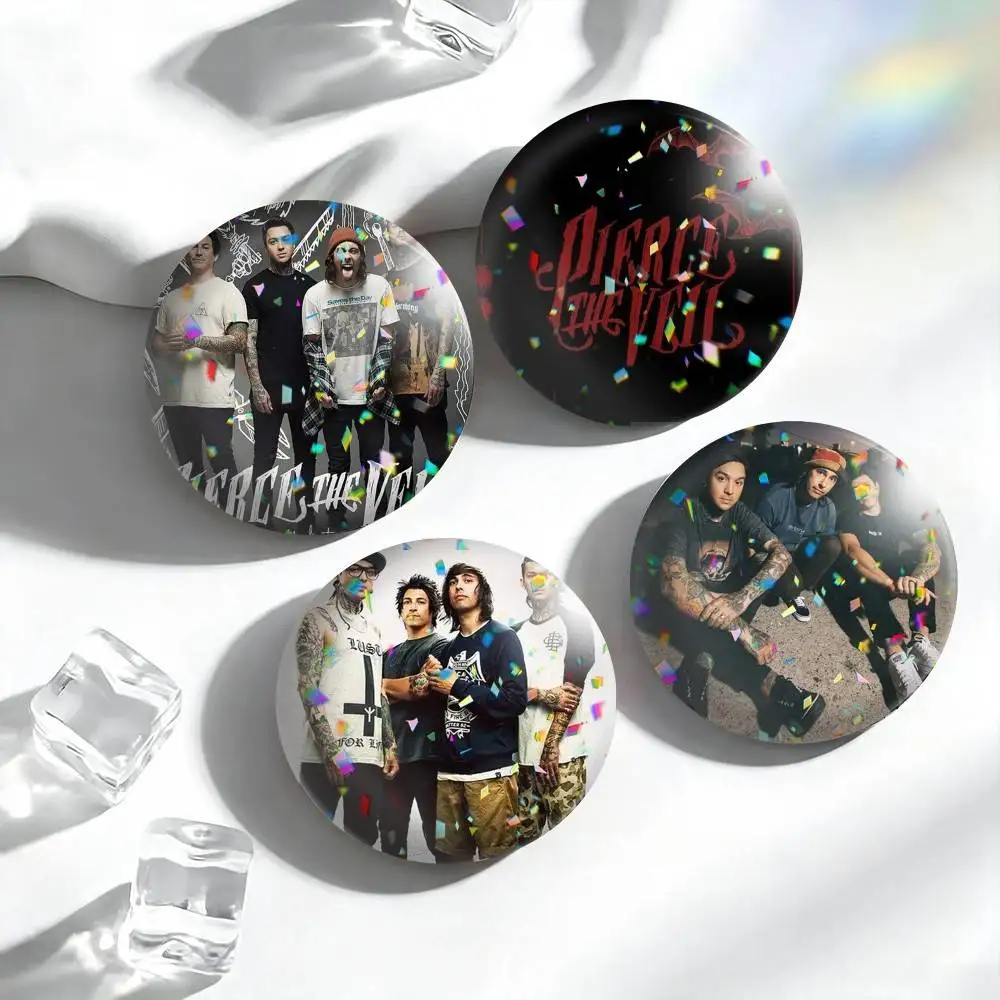 P-Pierce The Veil Band  25 32 44 58 75mm Badges Personalized Round Brooches Pins Accessory Gift