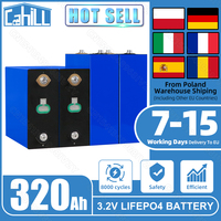 Grade A 8000 cycle 320Ah Lifepo4 Battery 3.2V Lithium iron phosphate Rechargeable Cell For DIY 12V 24V RV Solar Camping EU Stock