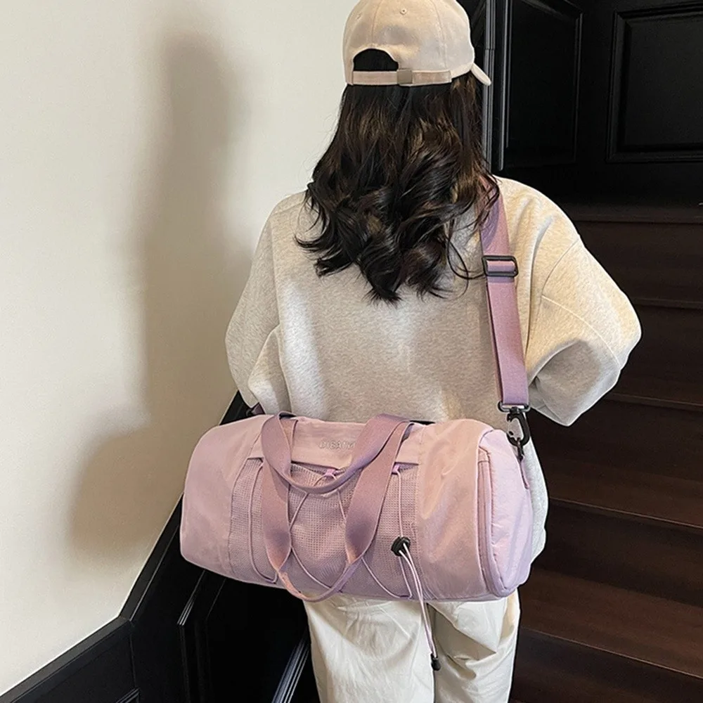 Korean Style Travel Luggage Bag Waterproof Dry and Wet Separated Gym Bag Single Shoulder Large Capacity Sports Fitness Handbag