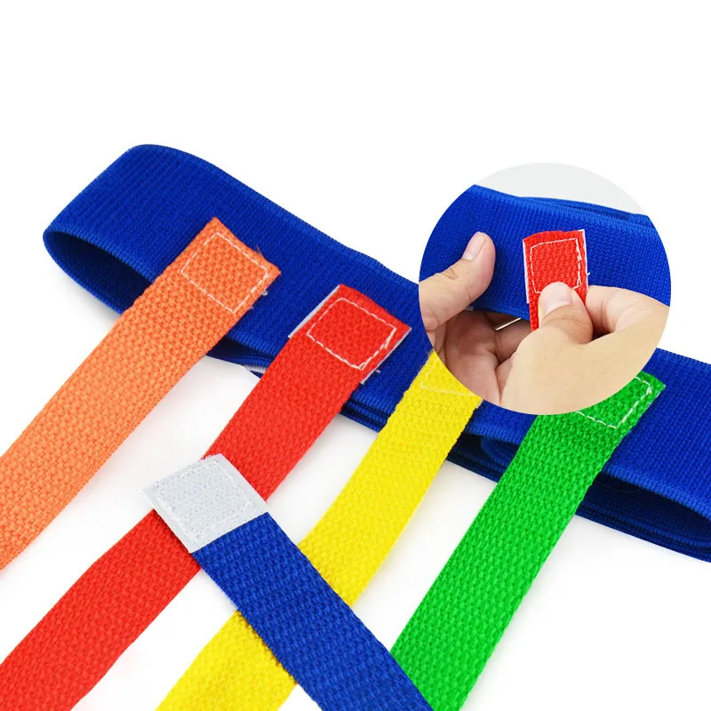 3PCS Tail pulling belt children's physical intelligence parent-child outdoor activities avoidance of sensory training game path