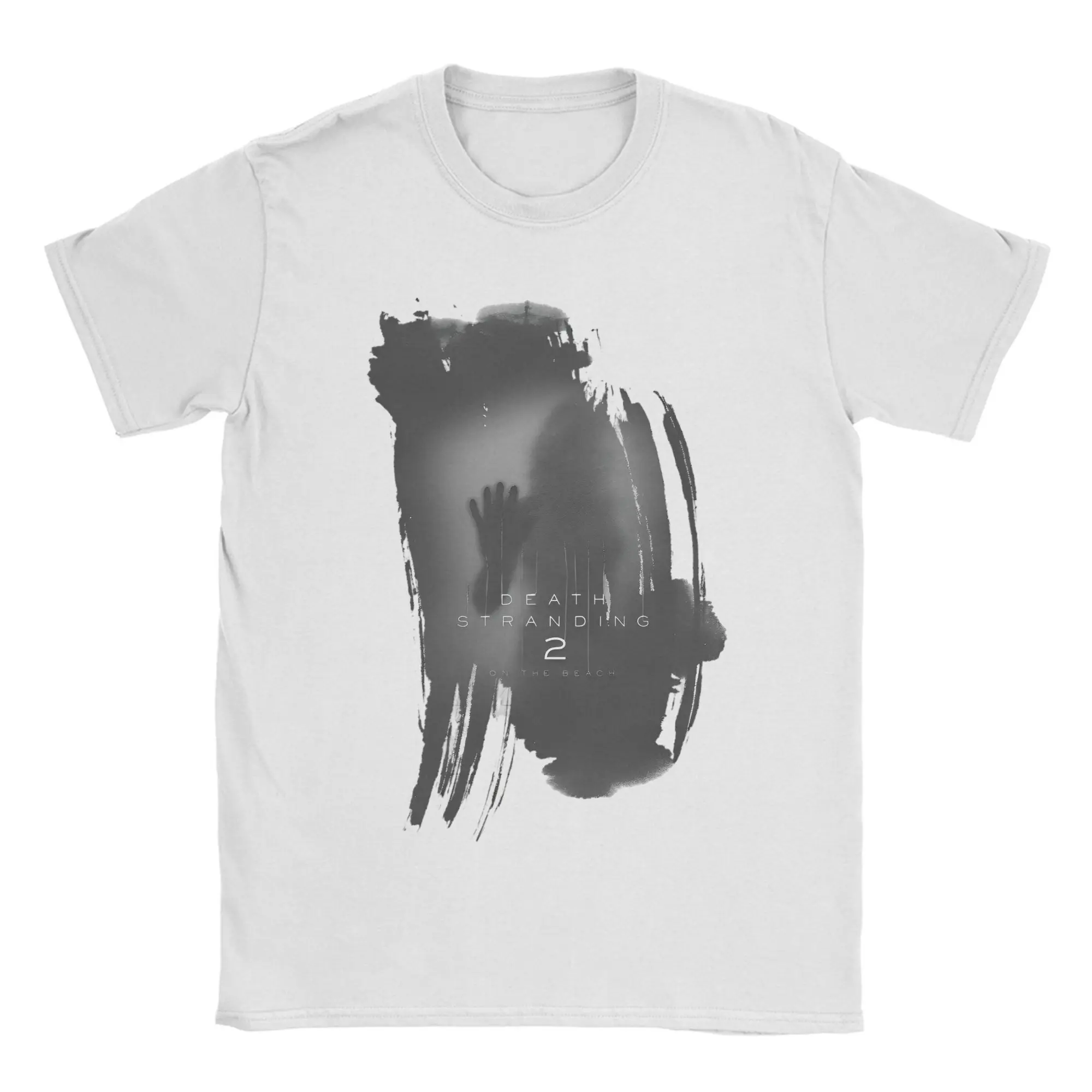 

Футболки Death Stranding 2 On The Beach, мужские забавные футболки из чистого хлопка с круглым вырезом, игровая футболка с короткими рукавами, идея подарка