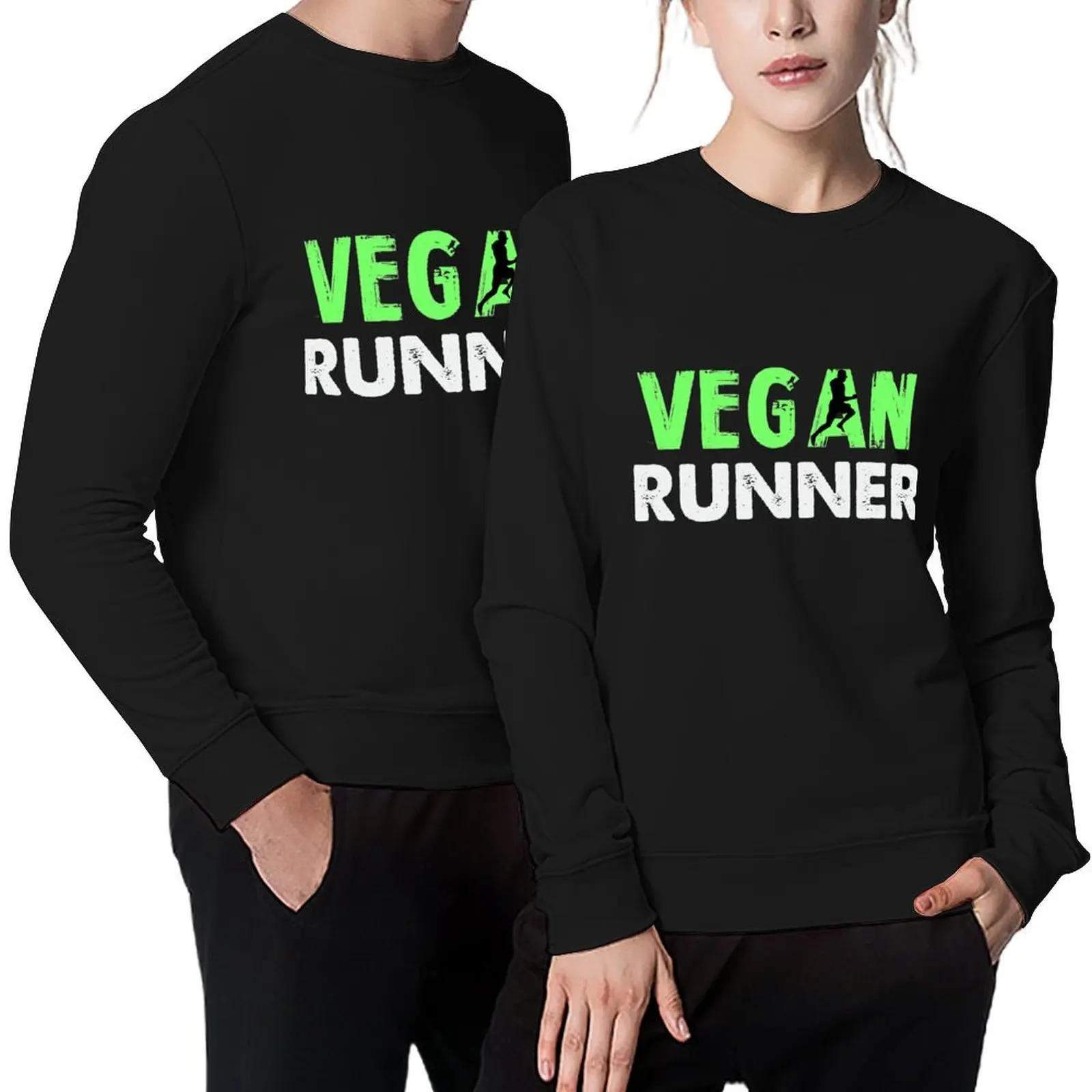 

Vegan Runner Pullover men clothing anime clothing clothes for men korean style clothes new hoodies and sweatshirts