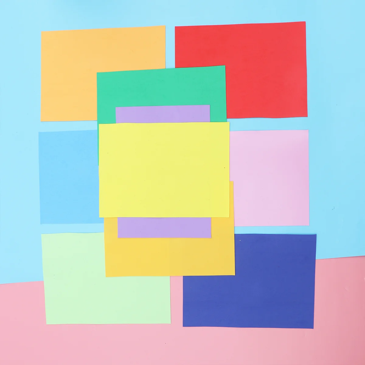 10Pcs Colorful Sponge Sheets Premium Material Craft Paper Children School Projects Supplies Flexible Sheets