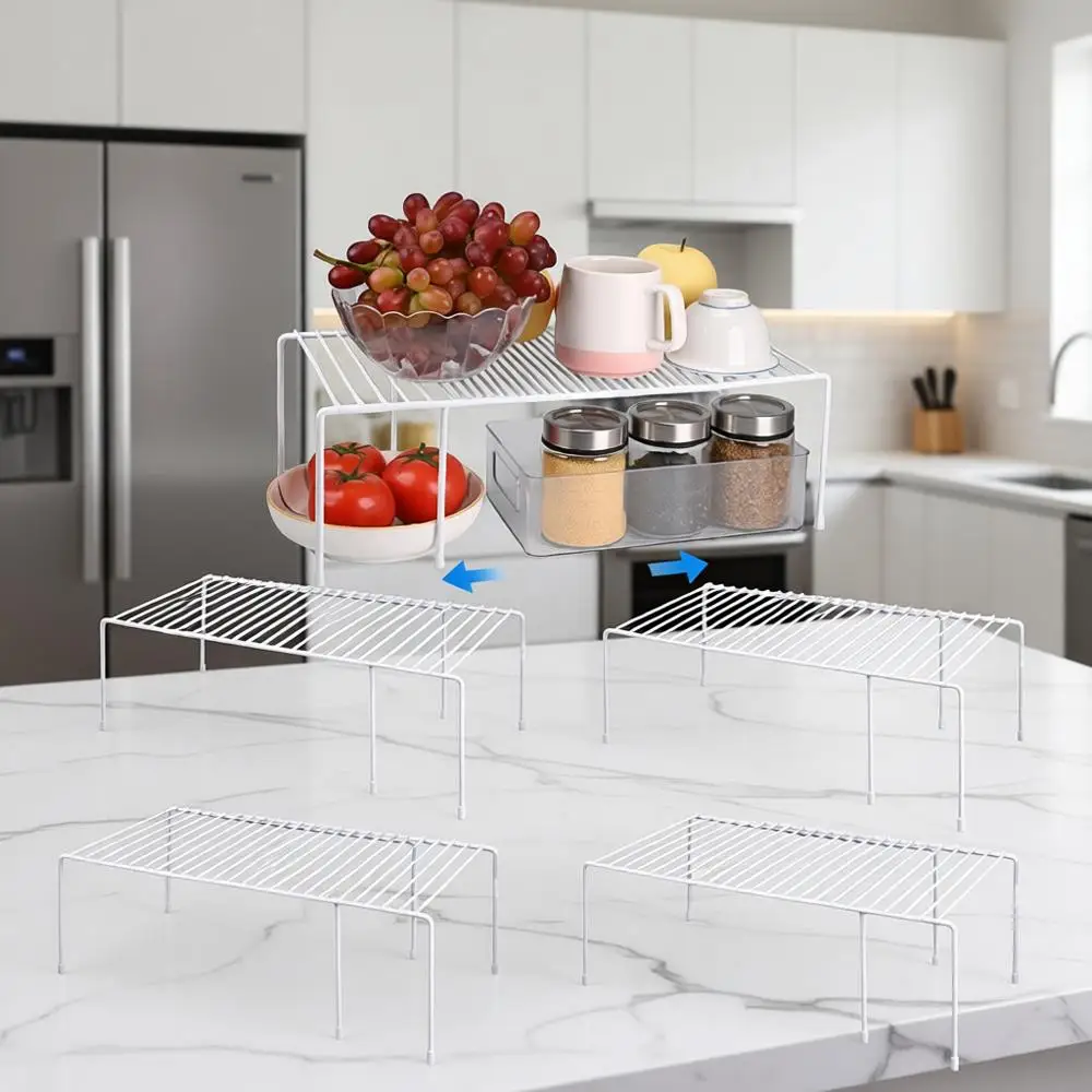 

Раздвижная полка-органайзер для кухни, кухонные полки, органайзер для специй, для шкафов и кладовых, подставка для специй