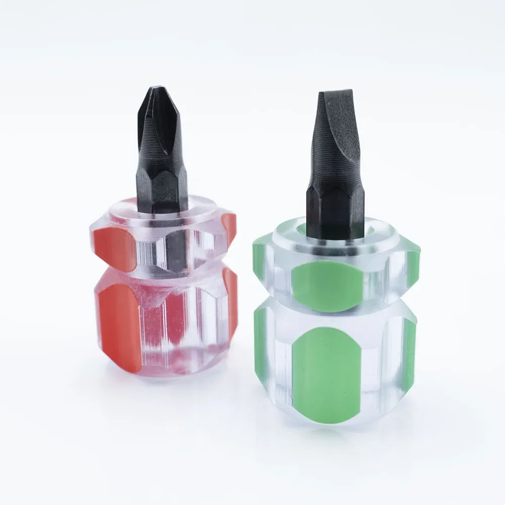 Screwdriver Kit Mini Small Portable Radish Head Screw Driver Transparent Handle Precision Car Repair Tools Accessories Set