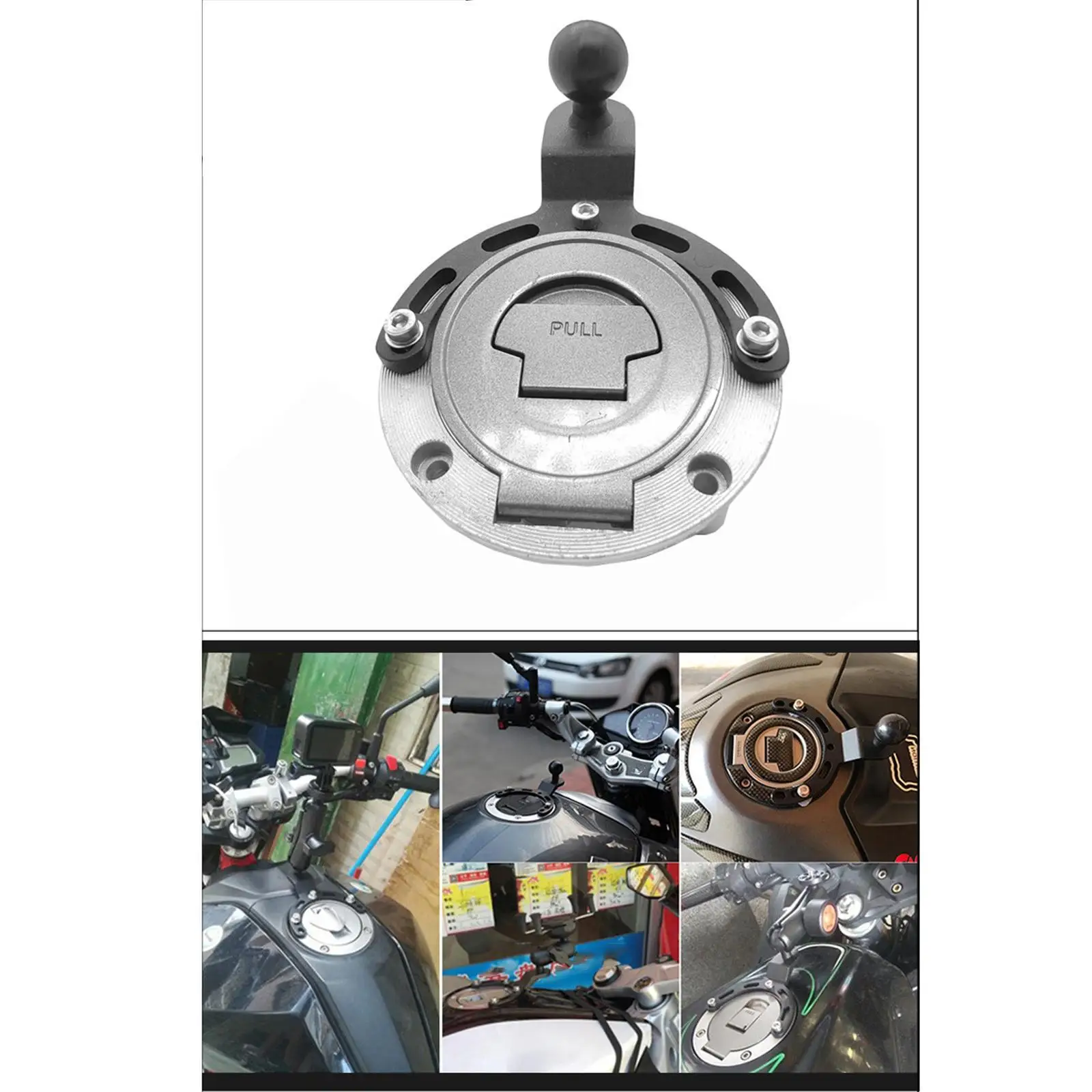 

Motorcycle Tank Phone Holder Adjustable Bracket Kit Sturdy Metal Mount for Action Camera Device Accessory