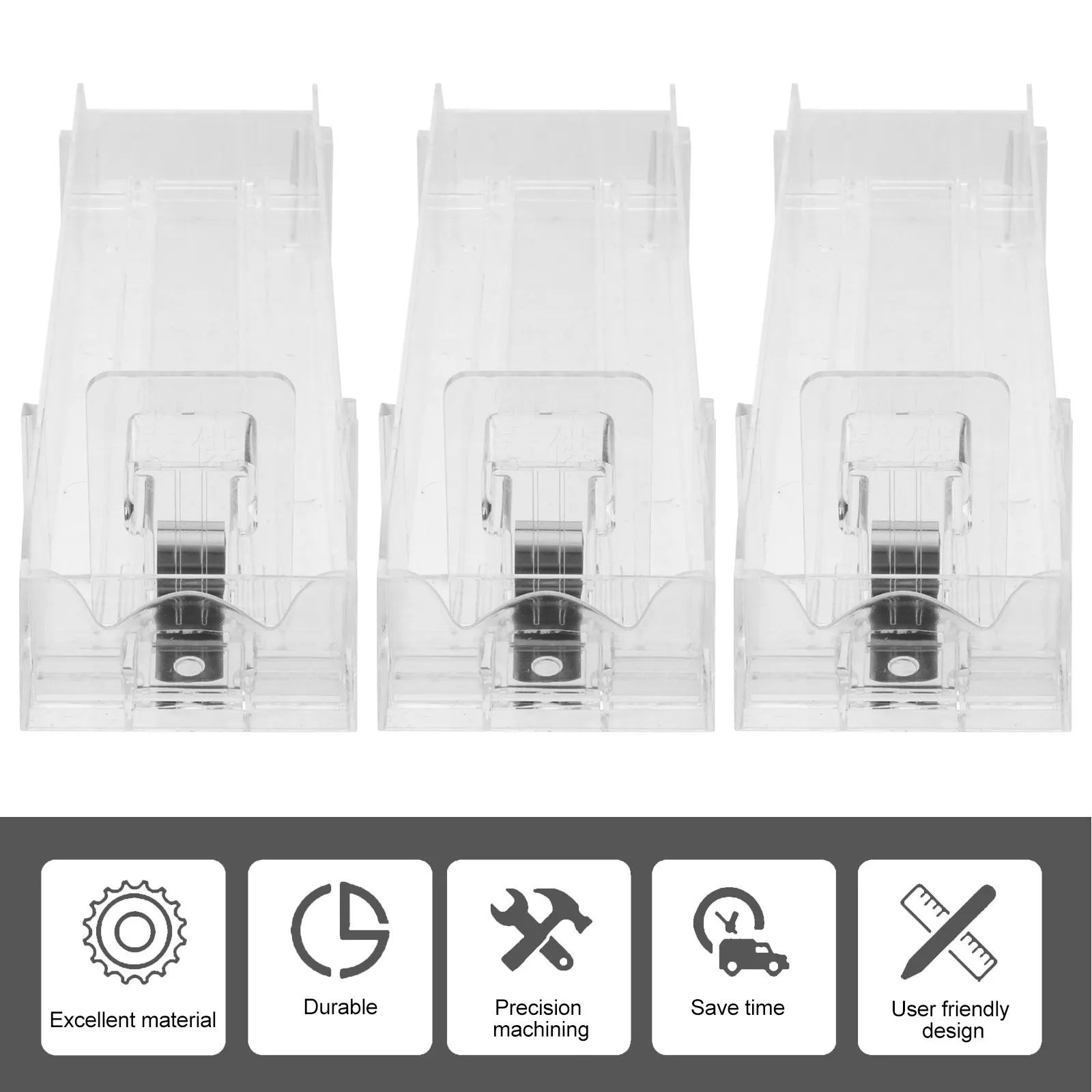 3 Pcs Cigarette Accessories Retail Store Automatic Pusher Cigarettes Rack Holder Display Shelves Shelf