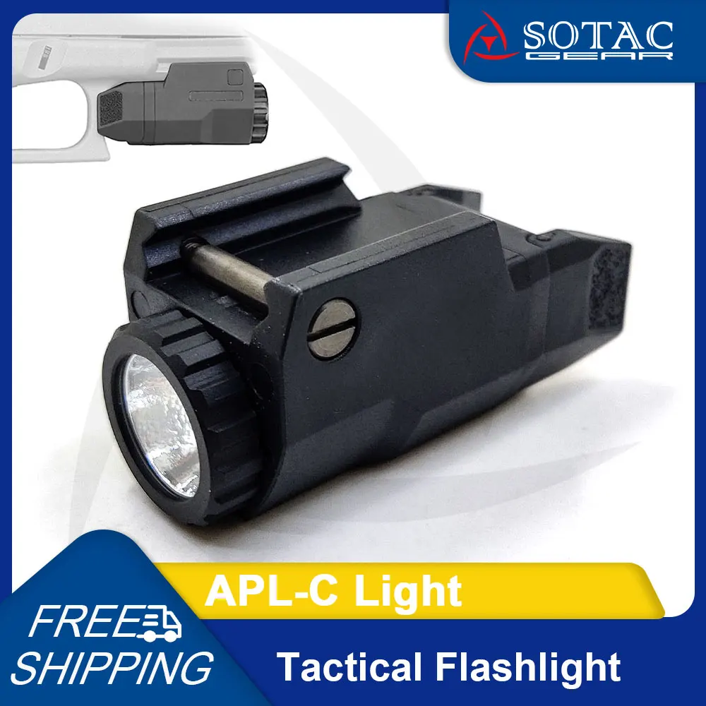 Tactical APL-C Light LED Constant/Momentary/Strobe Weapon Flashlight Hunting Scout Light SOTAC-GEAR