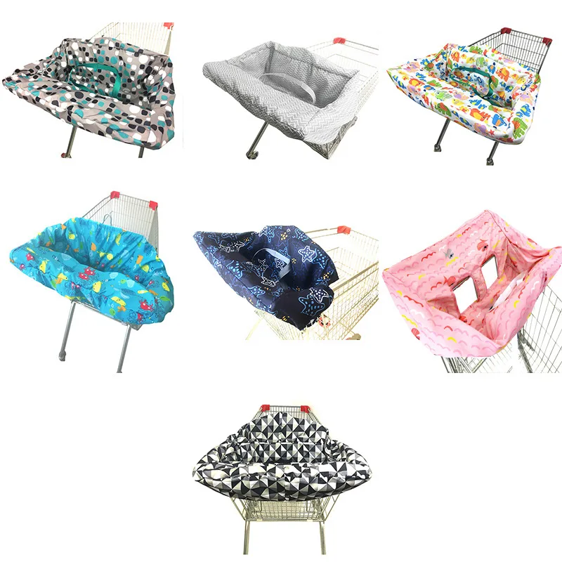 Universal Baby Kids 2-IN-1 Shopping Cart Cover HighChair Cover For Toddler Cover Restaurant Highchair Dinosaurs Cheaper