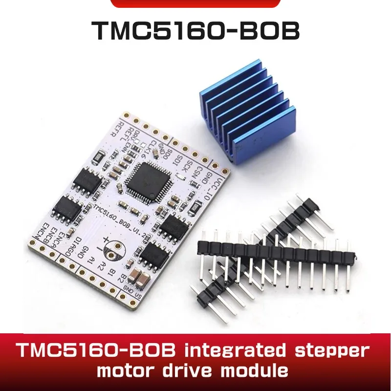 

1pcs TMC5160TA-V1.0 BOB High Power Stepper Motor Driver TMC5160 StepStick Super Silent for 3D Printer Parts power supply