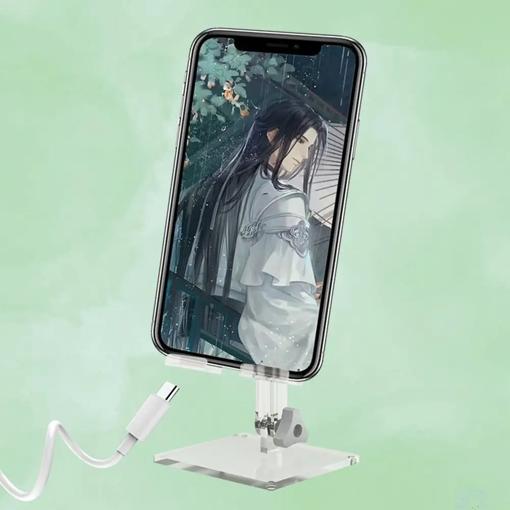 

Easy To Use Adjustable Acrylic Tablet Stand Anti-slip Portable Folding Bracket Durable Sturdy Mobile Phone Support Desktop