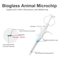 20pcs 134.2KHz FDX-B Universal Pet Microchip ISO11784/85 Animal 15 Digits ID Chip Pet Microchip Syringe for Dog Cat 3