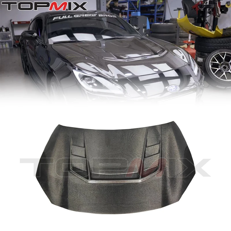 

For Subaru BRZ ZD8 (2021-2025) VA-Style Vented Carbon Fiber Engine Bonnet (100% Carbon Fiber, Heat Dissipation Desig