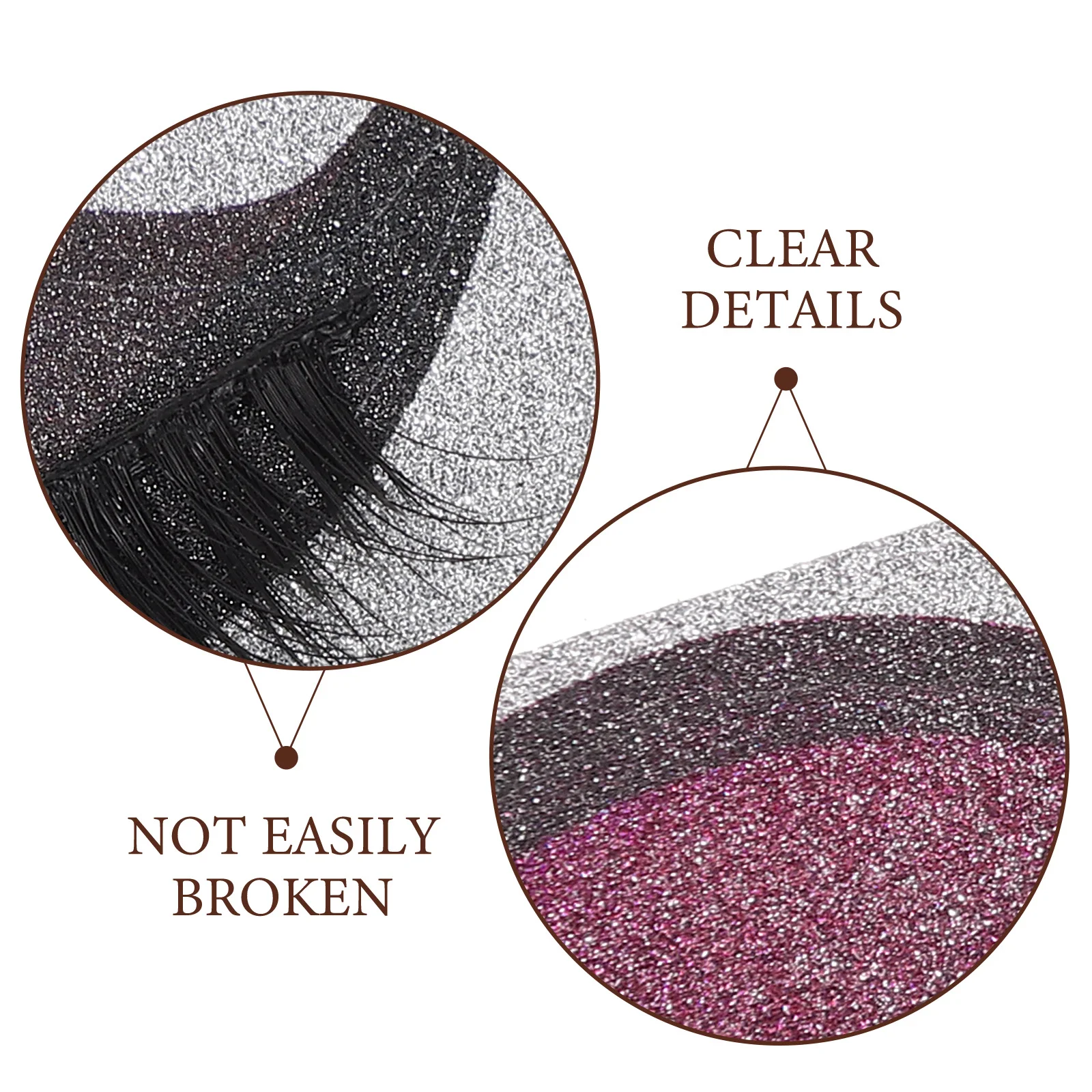 5 ペアレイジー アイシャドウまつげパッチ 2in1 メイクアップステッカー軽量通気性つけまつげ接着剤防水女性パーティー用