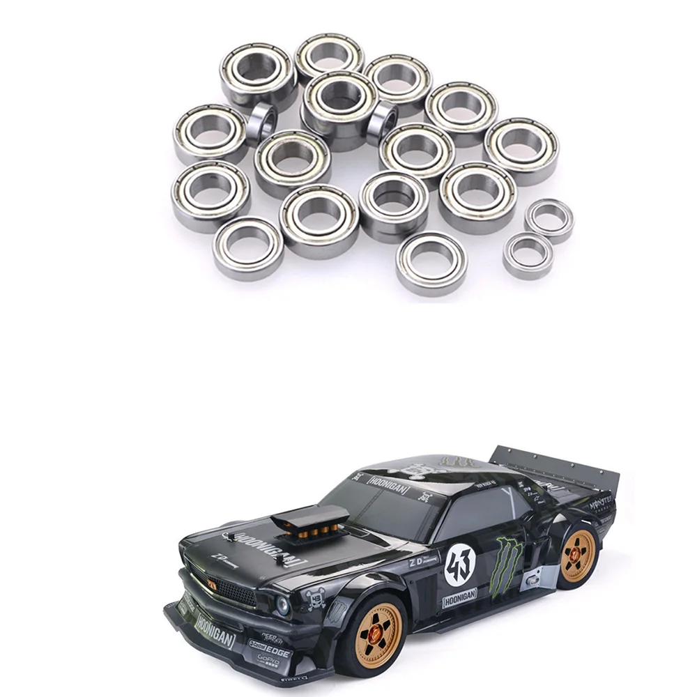 A72I 14 peças de rolamento de esferas de aço metálico 8109 para -07 DBX07 EX-07 EX07 1/7 RC Car Upgrade Parts Acessórios de reposição