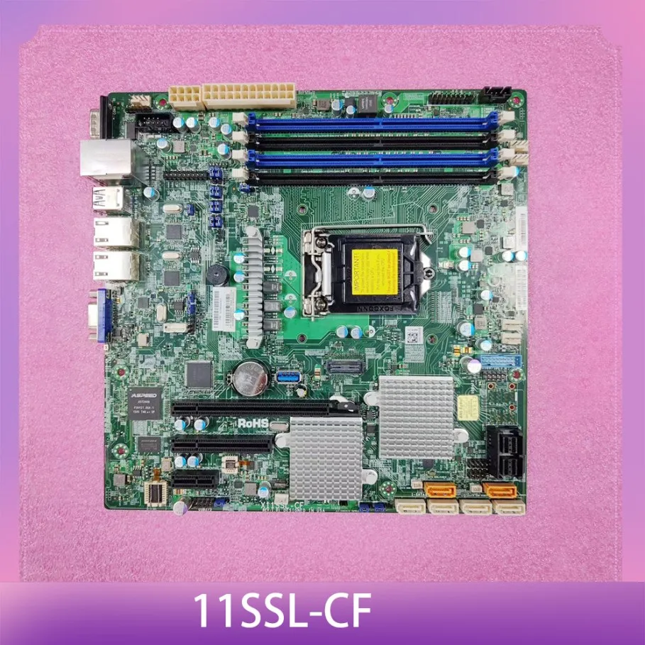 

v6/v5 серии Core i3 7-го/6-го поколения LGA1151 E3-1200 DDR4X для серверной материнской платы Supermicro 11SSL-CF