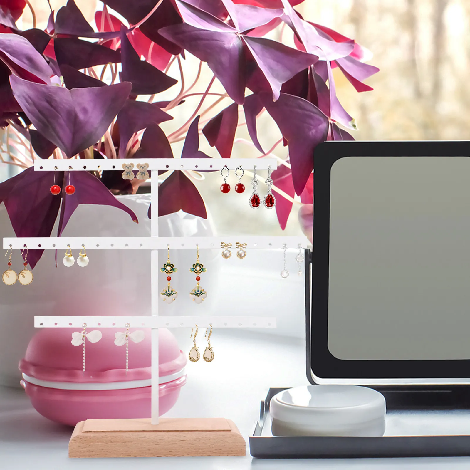 

1Pcs Creative Jewelry Storage Support Stylish Display Stand for Boutiques Shops Elegant Organizer Jewelry Storage Holder