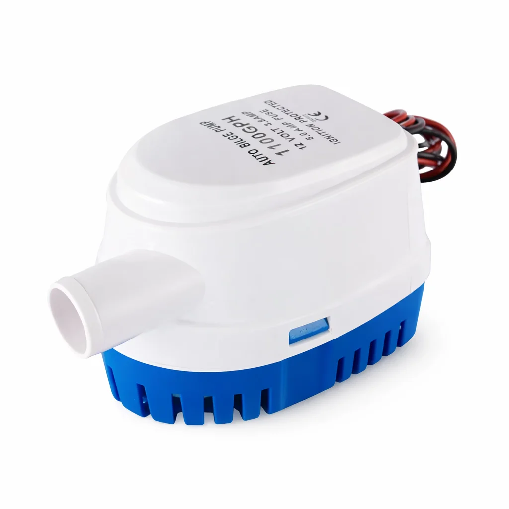 Automatic Marine Bilge Pump 750GPH 1100GPH 12V 24V Submersible Boat Freshwater Drain Pump
