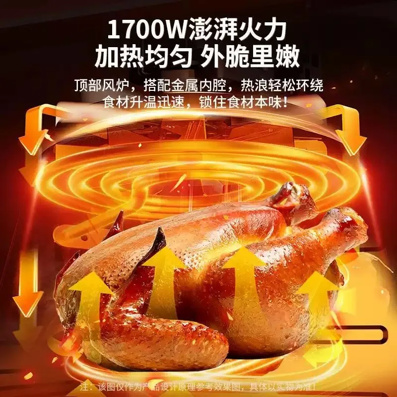 Air Fryer, Electric Oven, Microwave and Steamer 3-in-1 Multi-Function Compact New Model for Home Use