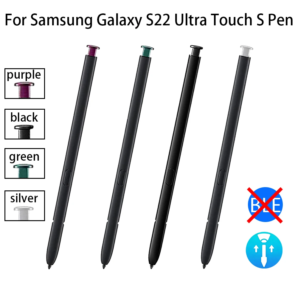 S22 Ultra lápiz óptico para Samsung Galaxy S22 Ultra SM-S908B SM-S908U S908W S lápiz óptico pantalla táctil SPen sin Bluetooth