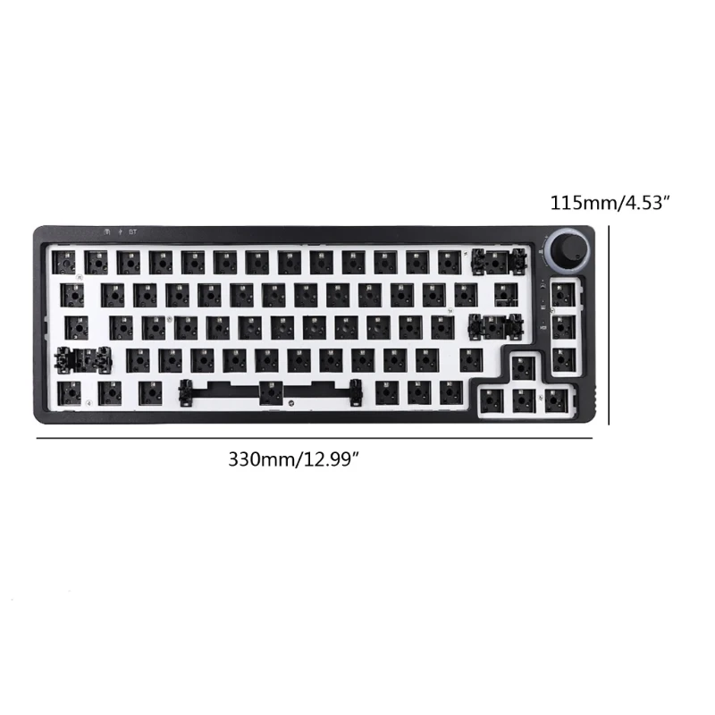 Imagem -06 - Mecânico Teclado Light Single Modes Cord Teclado Completo Lk67kf068