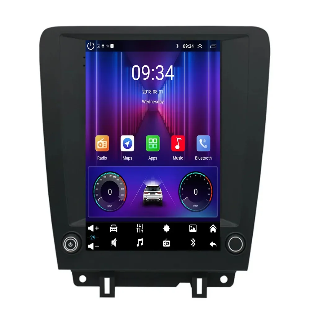 

Android 14 Автомобильный DVD GPS-навигатор для Ford Mustang 2010-2014 Автоматический мультимедийный плеер QLED Экран Dash Cam Carplay NO 2din 5G Wi-Fi