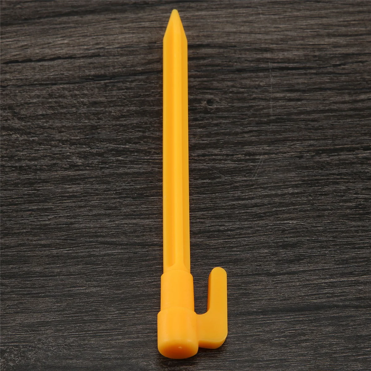 10Pcs Camping Tools Plastic Tent Pegs Nails Sand Ground Stakes Outdoor Camping Tent Awning Yellow Tent Accessories