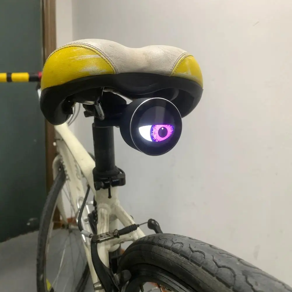 

Dynamic LED Bicycle Tail Light Demon Eye Bike Light Light Rechargeable Accessories Headlight Bicycle Assembly USB Waterproo O2S0