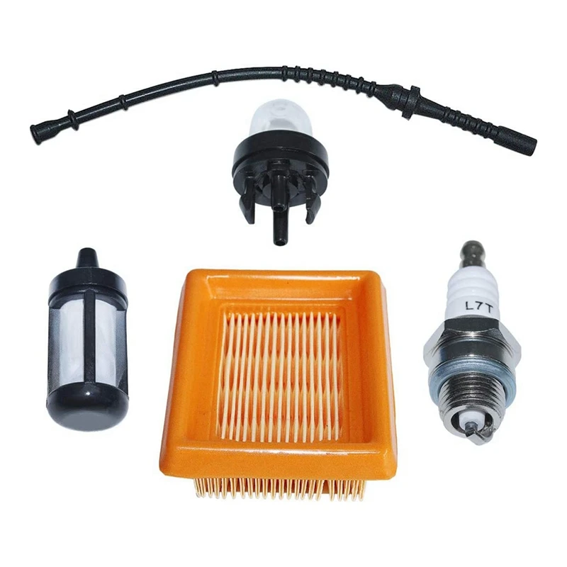 ABAE-Kit Bola Air Selang Saluran Filter Bahan Bakar Udara untuk Stihl FS120 FS200 FS250 FS300 FS450 Pemangkas 4134 141 0300