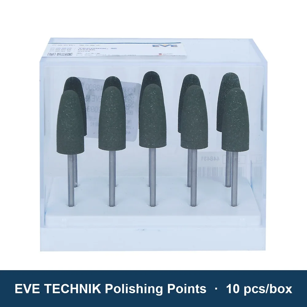 EVE Dental Polishing Points TECHNIK Egg Shape Coarse Medium Fine 10pcs H334K H334Km H334Kf 2034 2134 2234