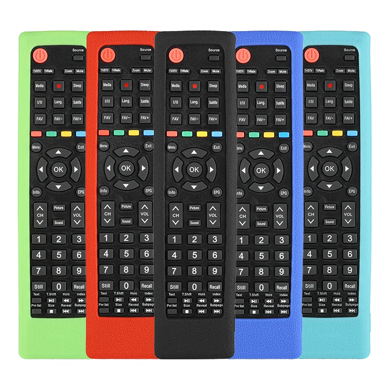 Silicone Remote Control Case Compatible With Hisense ER-22601A ER-22601B TV Remote Shockproof Protective Shell Cover With a Lany