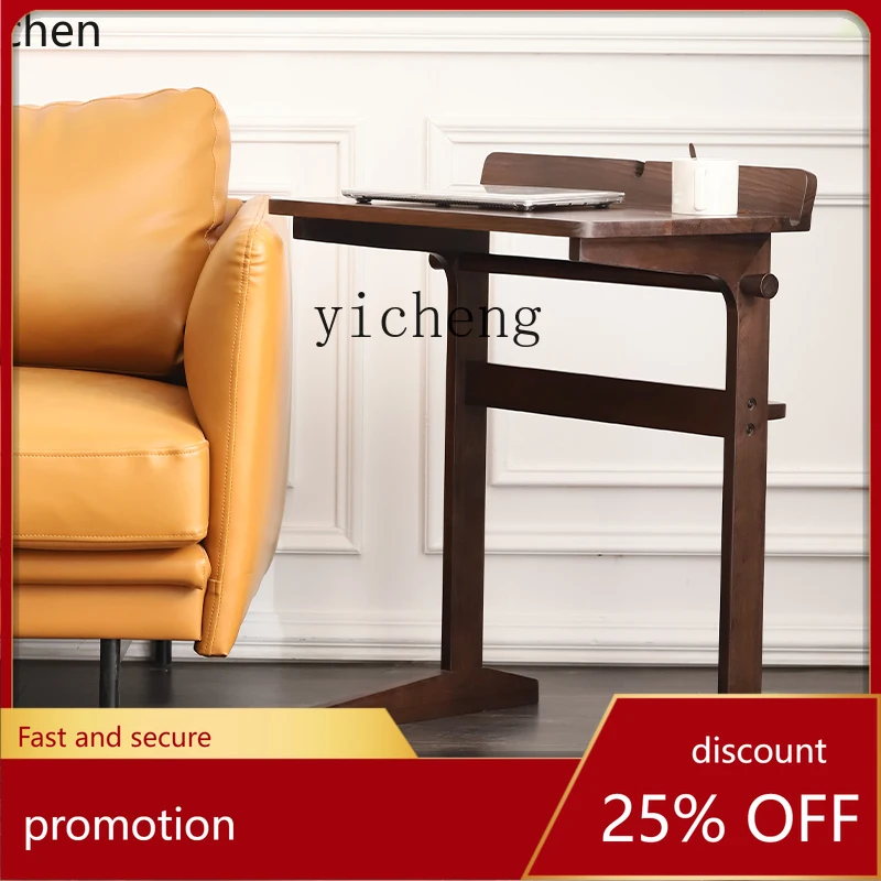 

YFY Маленький письменный стол из массива дерева, прикроватная тумбочка из черного ореха, детский обучающий письменный стол