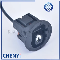 Enchufe con Sensor de presión de aceite, Conector de arnés de cables automático impermeable, 1pin, 7283-1114-30 para 2JZ K20Z3 Toyota Camry 7283-1114 con cable