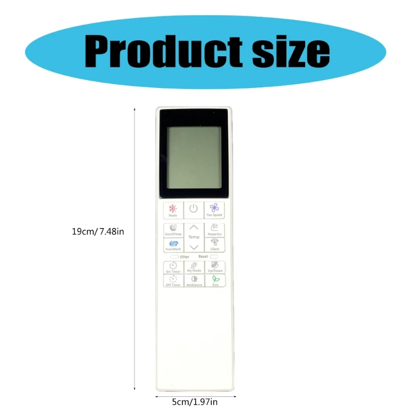 Ergonomic Design Remotes Control for RCAGU1E0I AGU1EAOI RCAGU1EAOA Functional Remotes Ensures Compatibility Easy to Use