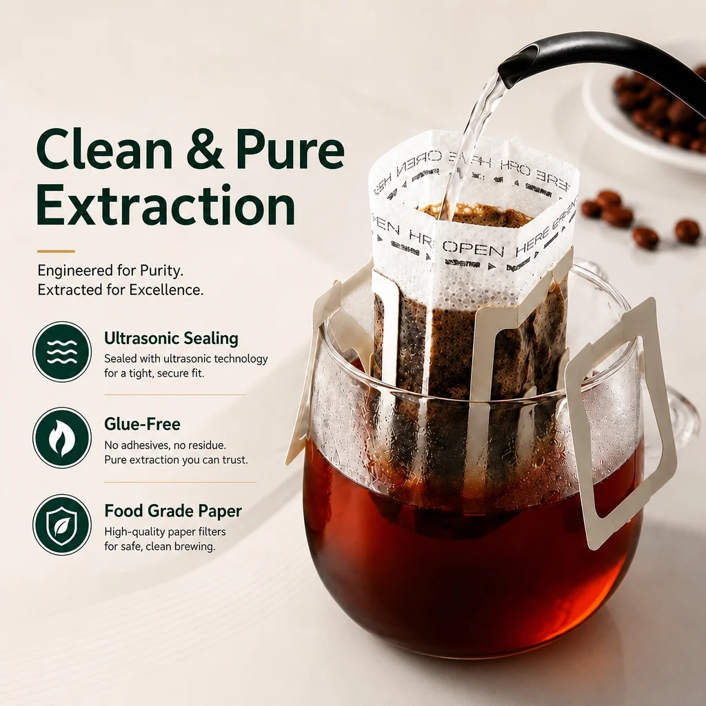 Coffee Tea Bags - 50-100 шт. бумажных фильтров для кофе,