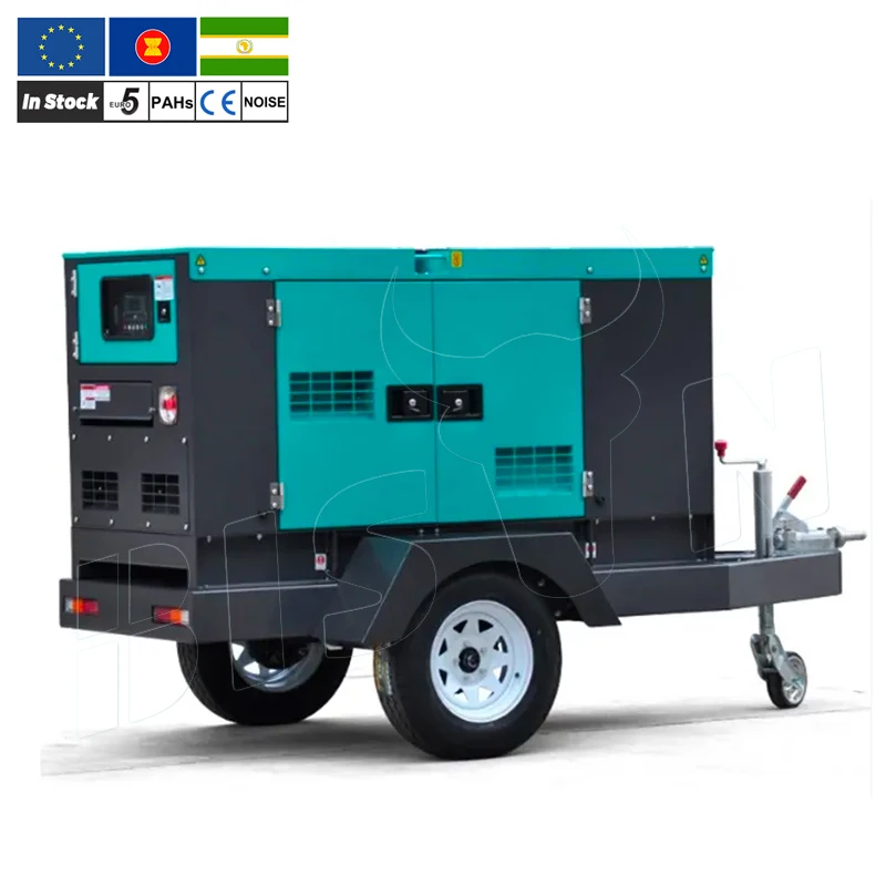 Wholesaling Noise Less  Generators Mobile Generator Trailer 30 Kw Generator Mobile Trailer