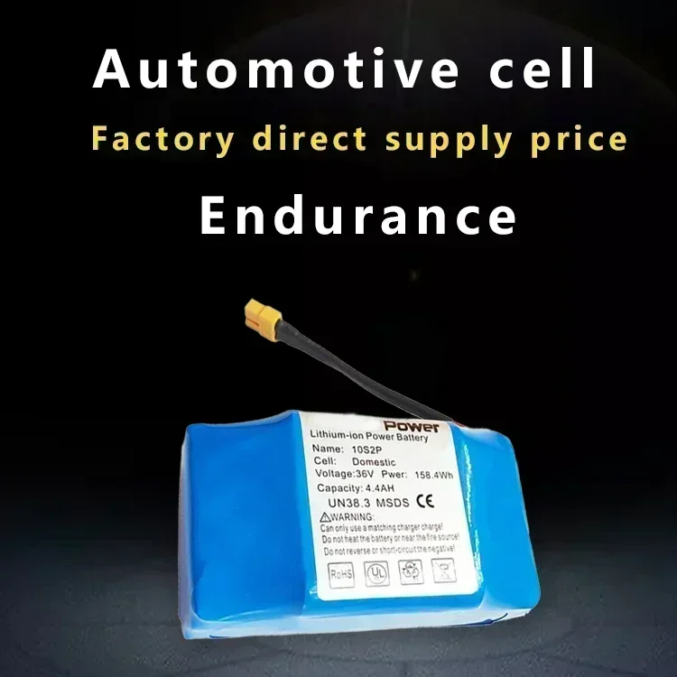   Batterie de Scooter équilibrée 36V 4,4 ah, panneau de Protection intégré pour accessoire de remplacement de Scooters d'équilibre