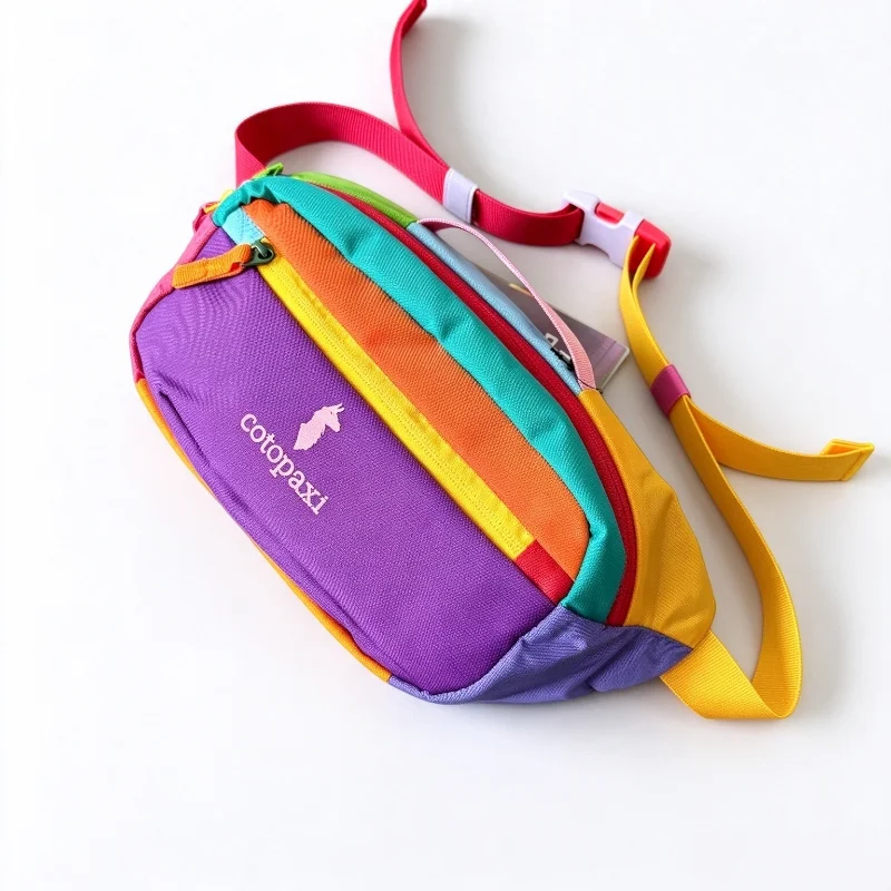 2026 Dopamine Color Outdoor Sports Waist Bag Unisex Waterproof Chest Crossbody Fanny Pack For Running Cycling Hiking Gym