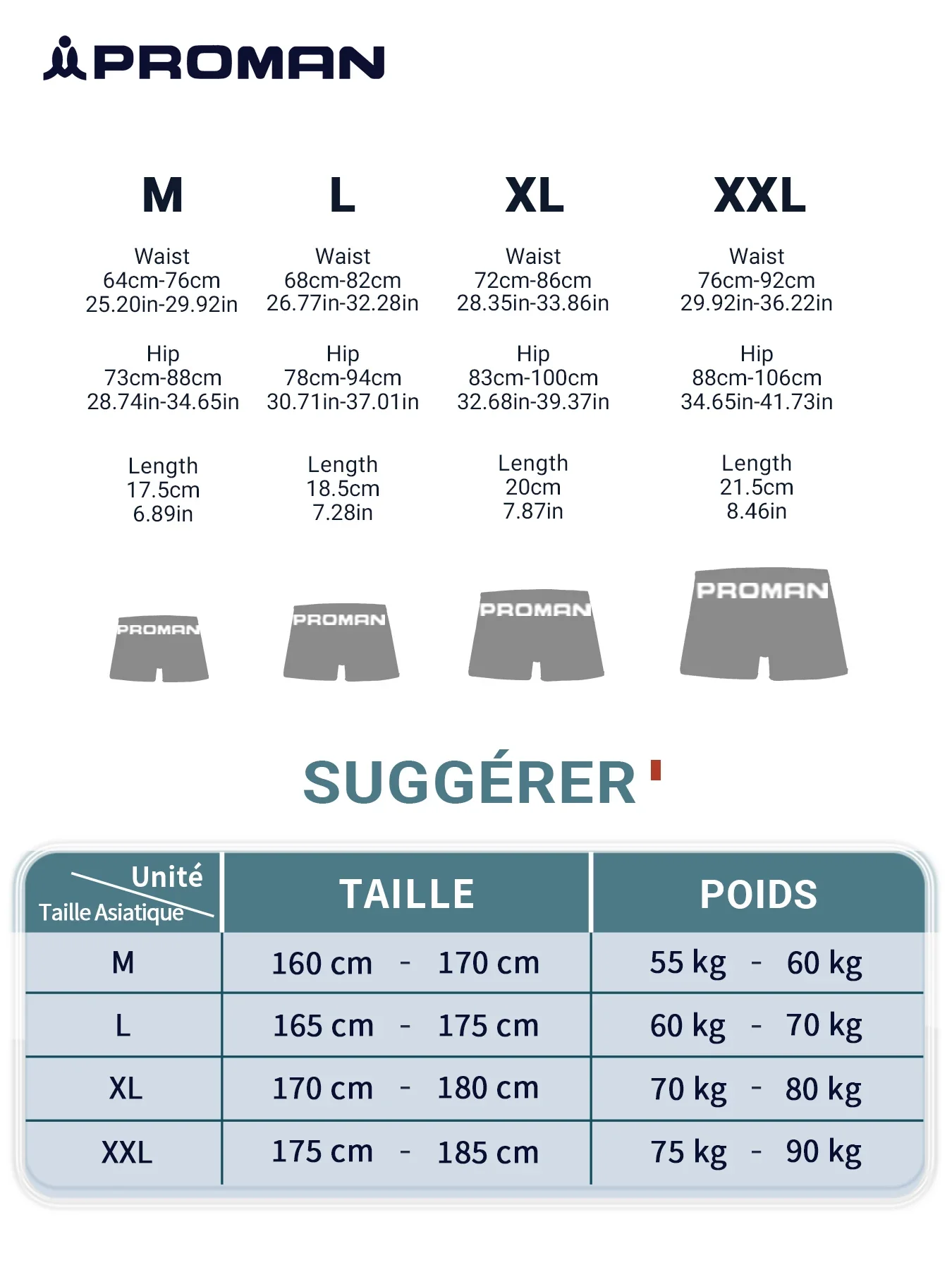 PROMAN 1Pcs Men's Striped Boxer Briefs Bullet-shaped Gift Box Packaging Elastic Waist Comfort Breathable Daily Underwear for Men