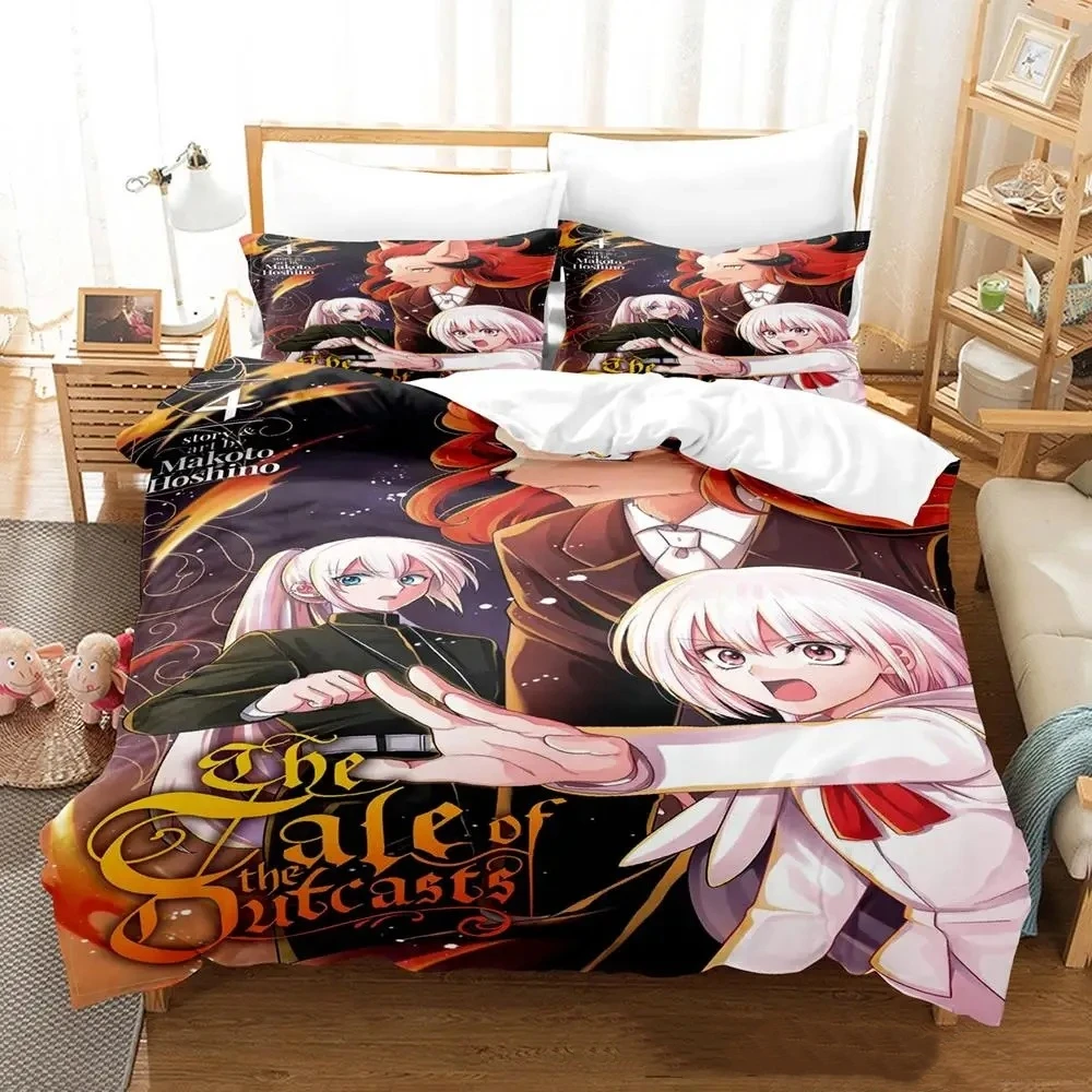 

2023 The tale of outcasts Bedding Set Single Twin Full Queen King Size Bed Set Adult Kid Bedroom Duvetcover Sets Anime