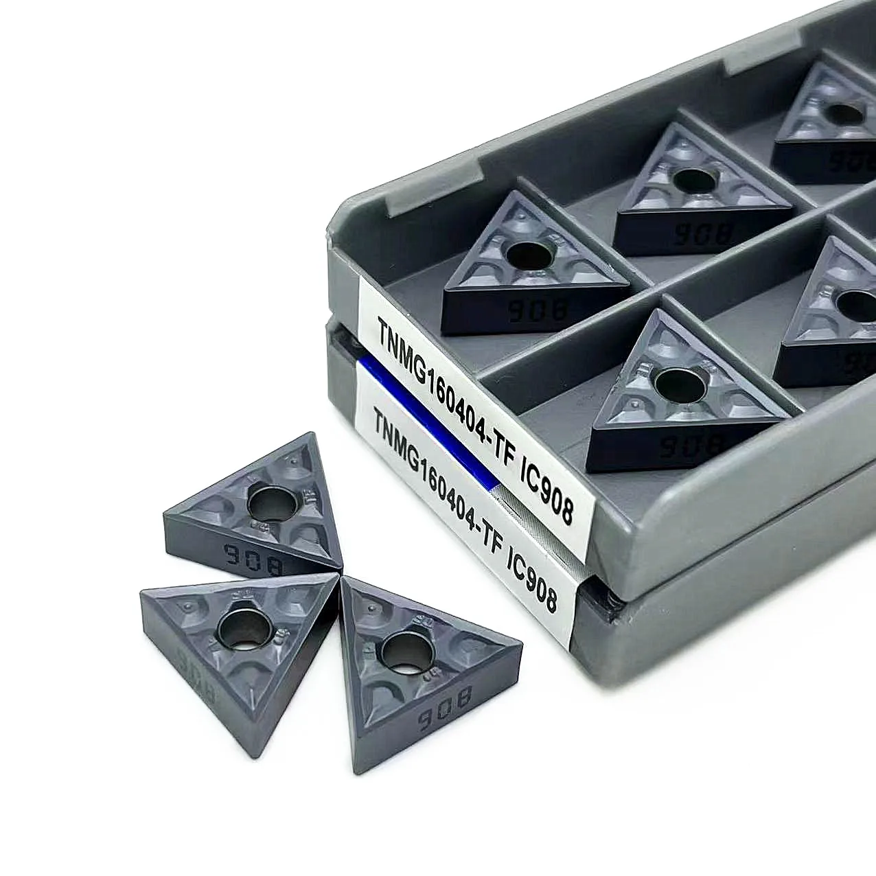 10 шт. высокое качество TNMG160404 TF IC907 908 TNMG160408 TF IC907 908 CNC станок внешний карбидный инструмент токарная вставка TNMG160408