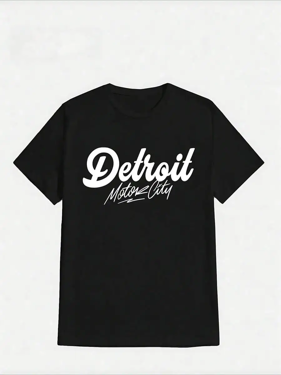 

Mens Cotton T-Shirt Vintage Style Soft Tee For Casual Wear Weekend Outings Everyday Comfort