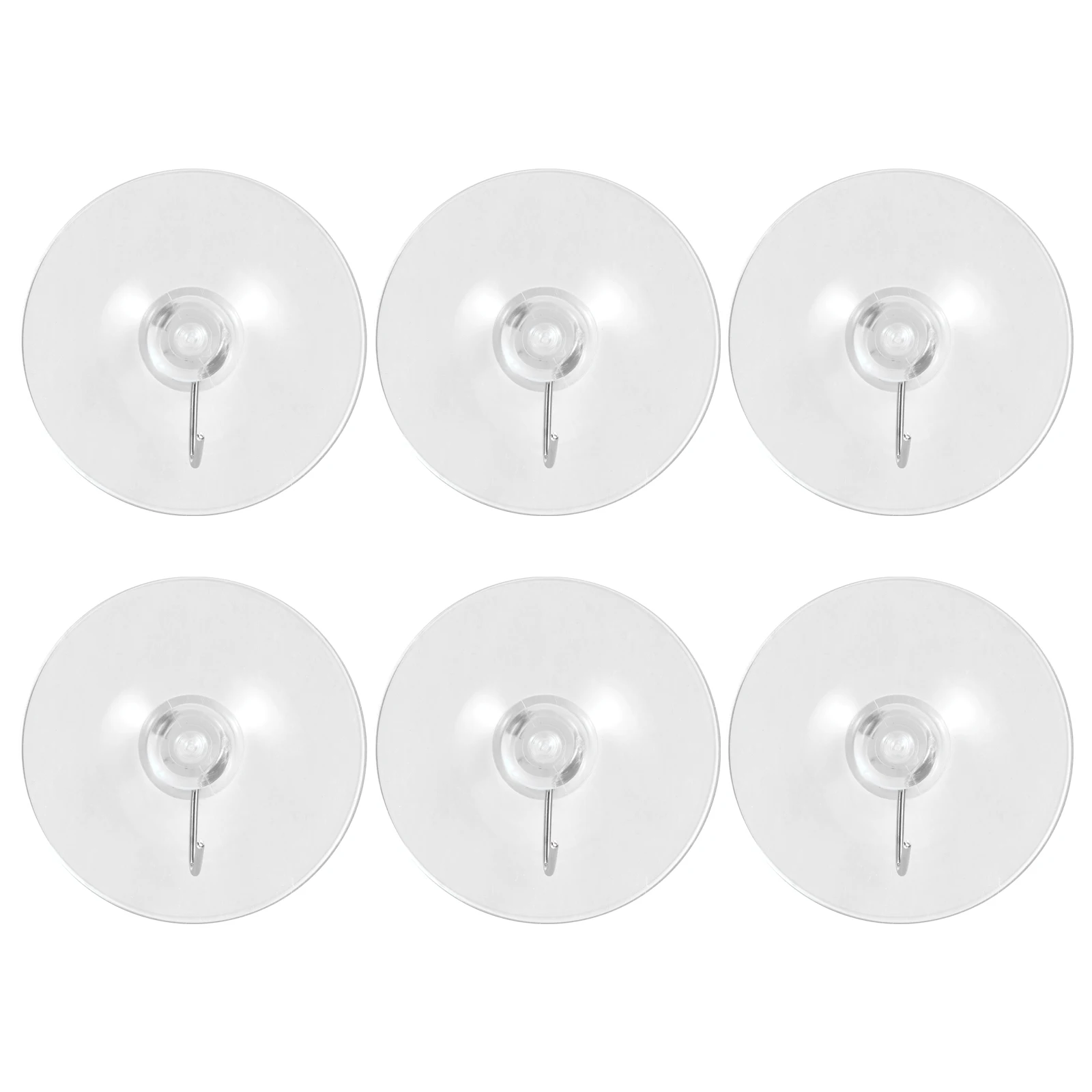 

12pcs PVC Suction Cup Hooks Self Adhesive Wall Hanging Bathroom Kitchen Hanger Vacuum Hook Strong Suction No Damage