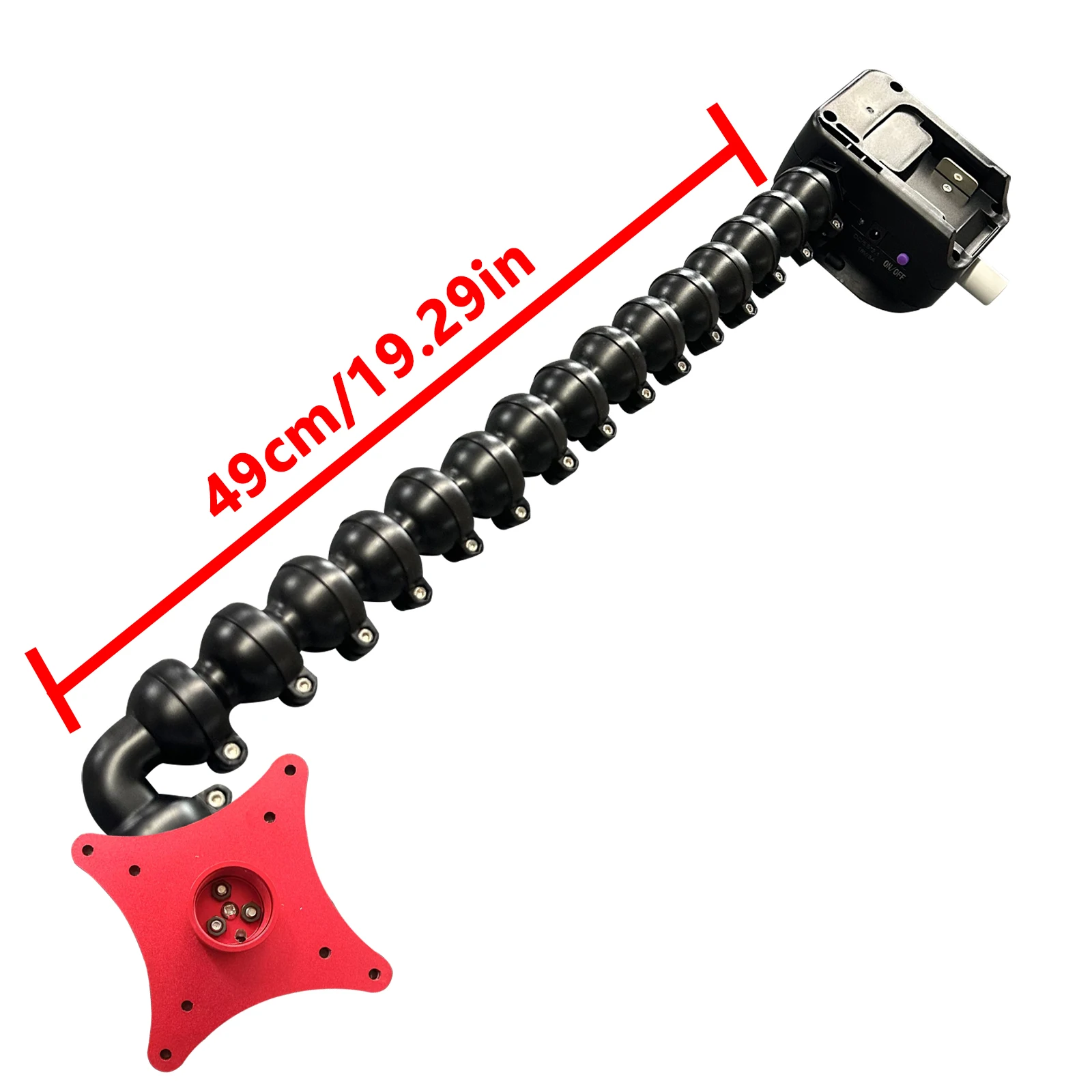 車のへこみ修理 PDR ライトアクセサリー、吸盤 + バッテリーベース + ブラケット + コネクター、ペイントレスへこみ除去ツール