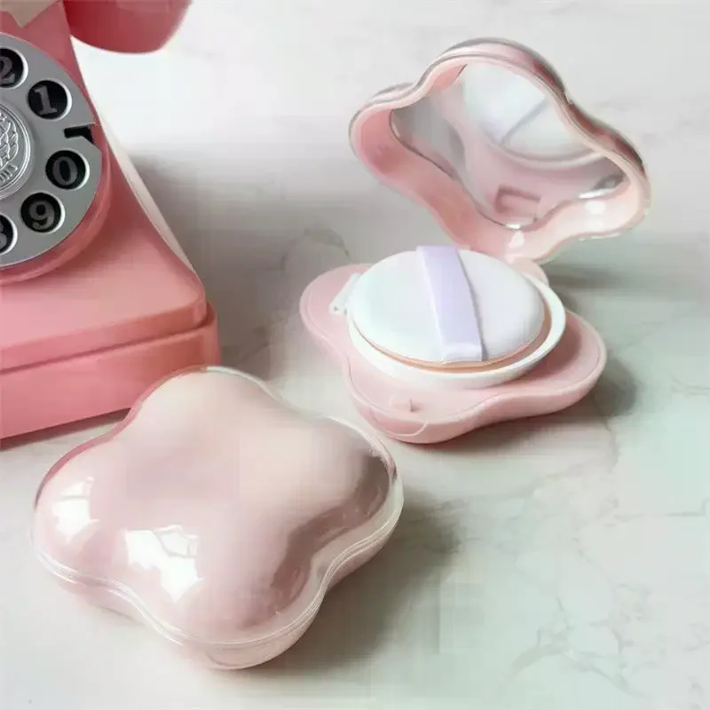Air Cushion Foundation DIY Box Mini Cute Empty Puff Box Portable Mirror For Bb Cream Cosmetic Makeup Case Container With Sponge