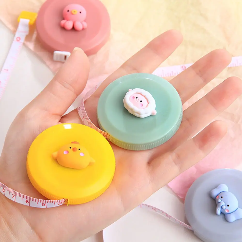 Double Sided Scale Measuring Tool Three Circumference Automatic Telescopic Mini Tapes Tape Measures Retractable Ruler Roll