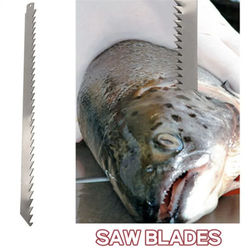 A43F-شفرة المنشار الترددية 300 مم من الفولاذ المقاوم للصدأ لقطع اللحوم والثلج والخشب شفرات المنشار الترددية لقطع المعادن الخشبية