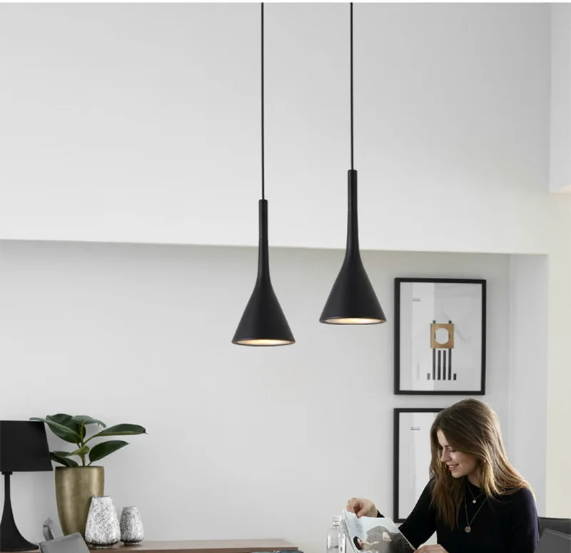 

Nordic Bedside Chandelier Bedroom Bar Counter Restaurant Hanging Lamp Home Pendant Light Creative Bedroom Pendant Light